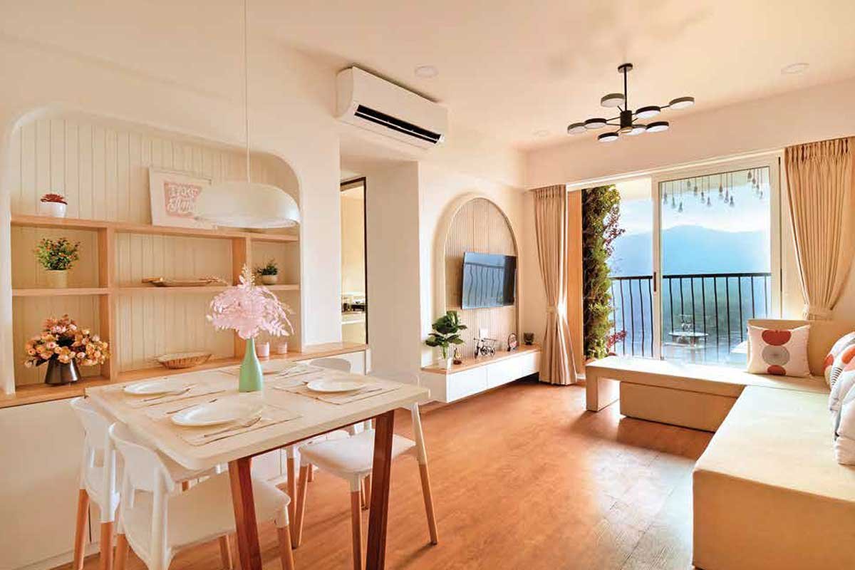 Modern kitchen with modular fittings Marathon Nirvana Collection